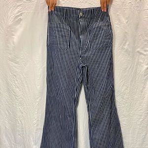 Striped bell bottoms